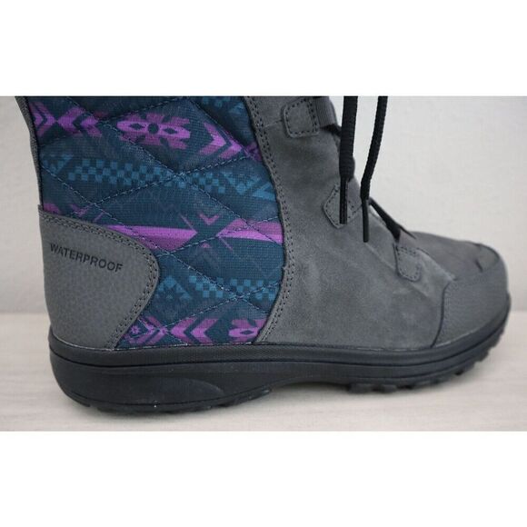Columbia 1554171 Women's Sz 10 Black/Dark Lavender Ice Maiden II Snow Boots - Picture 7 of 12